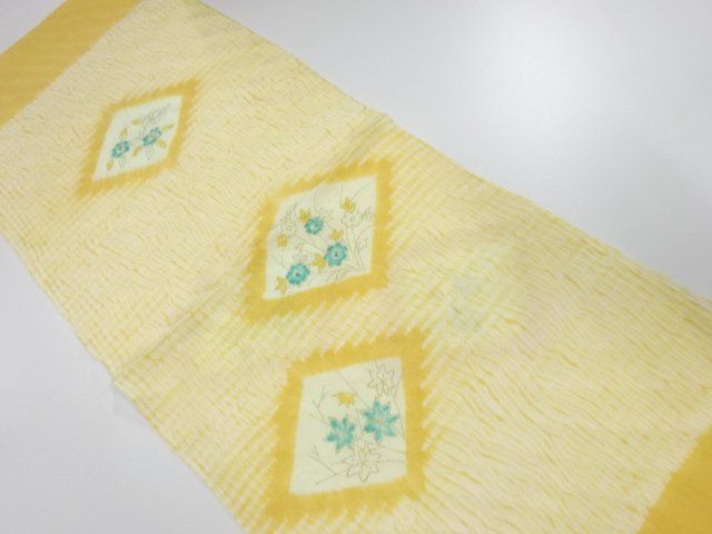 未使用品　正絹　板締め絞り　帯揚げ